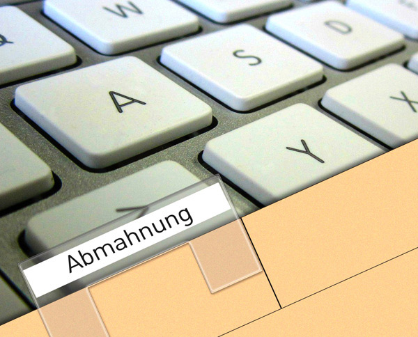 Vereinigte Angestelltenhilfe e.V. - Abmahnung